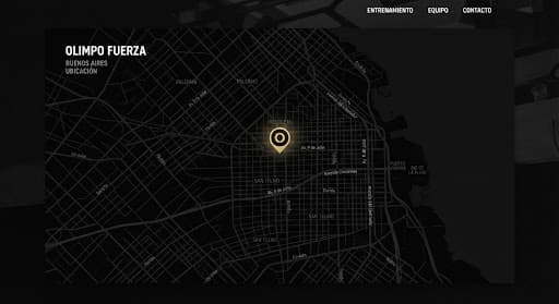 Mapa de ubicación del cuartel general en Palermo Hollywood, Buenos Aires
